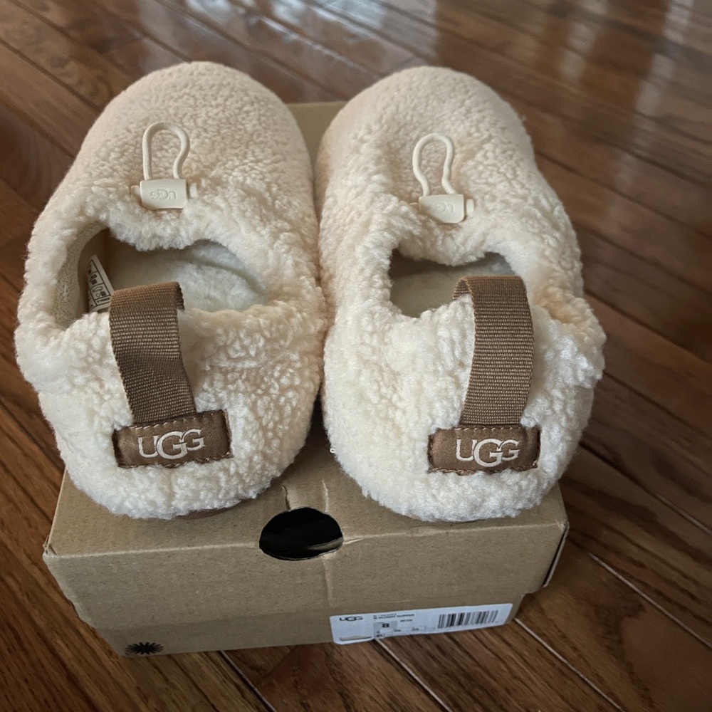 NEW!! UGG plushy slipper. Size 8 women. Never worn. Brand new